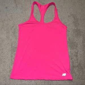 New Balance B DRY Racing Back Tank In Hot Pink